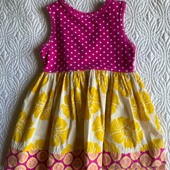 12m- Tropical Floral Dress-Eleanor Rose - Picture 2 of 3